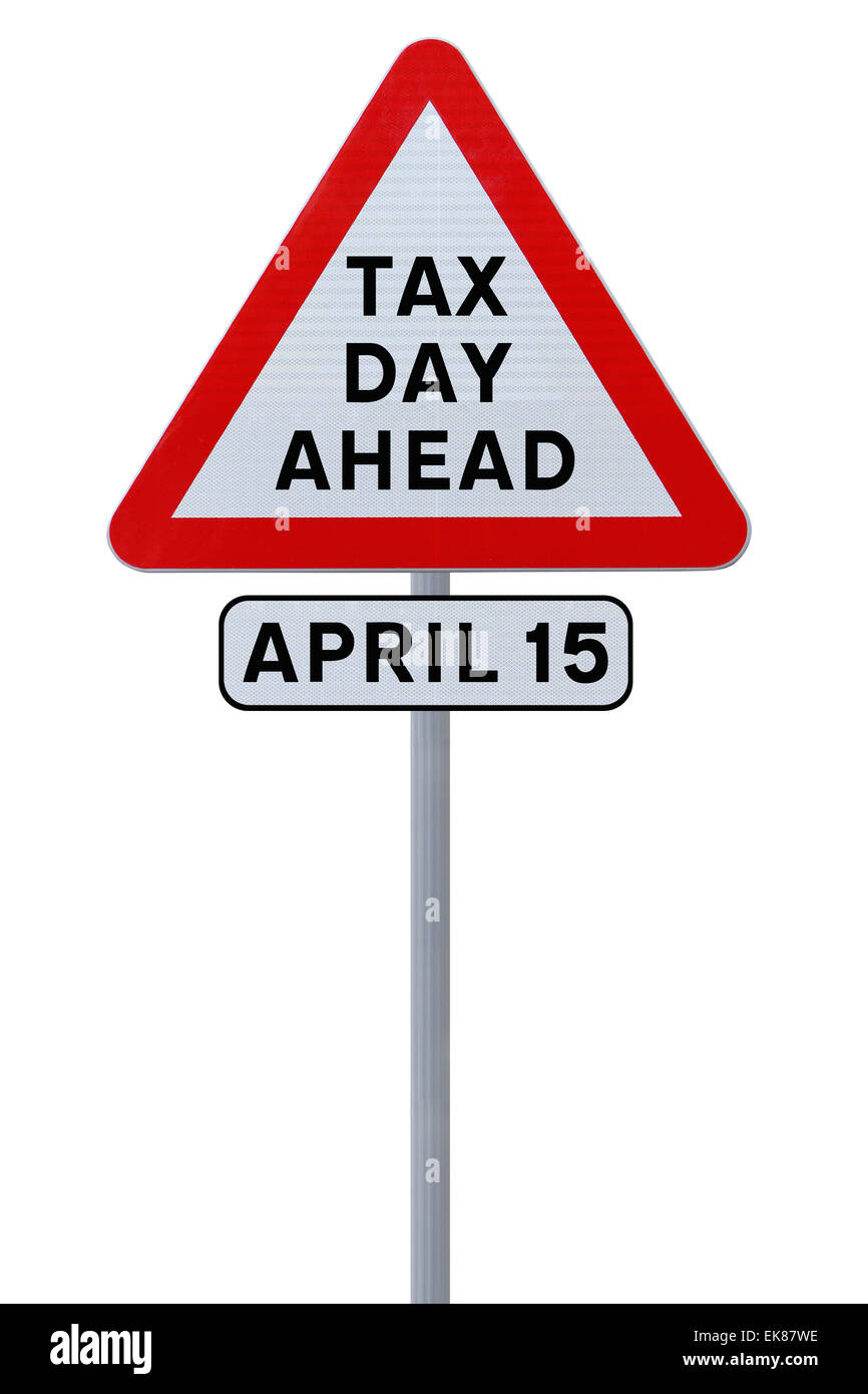 Giorno di imposta avanti Foto Stock