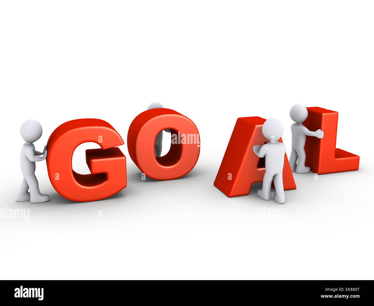 Obiettivo di giunzione lettere Foto Stock