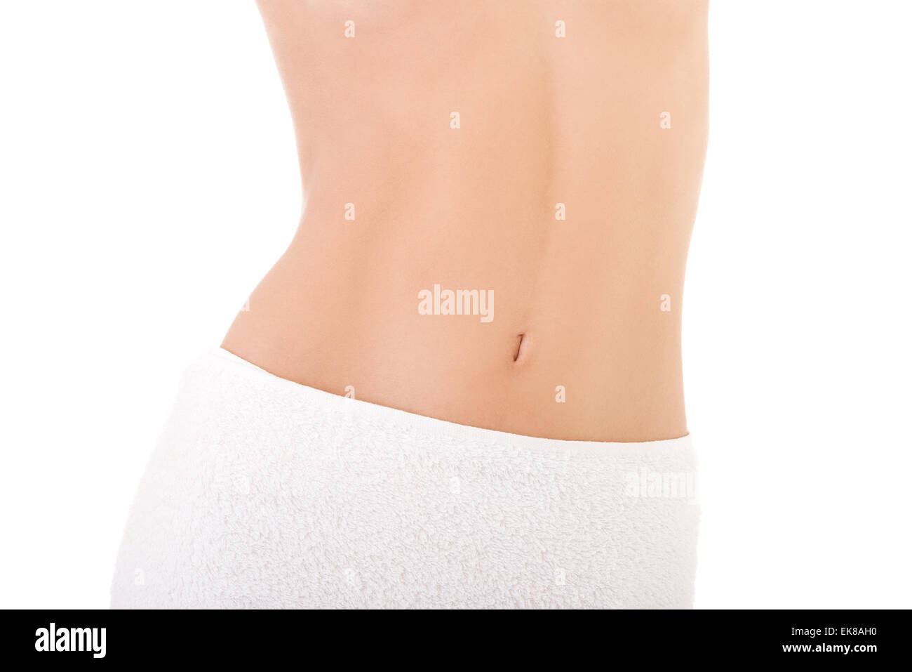 Bella ventre femminile Foto Stock