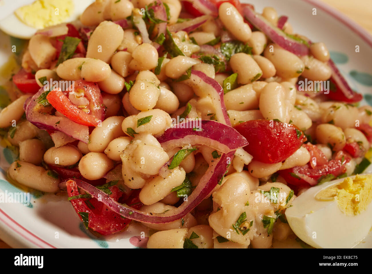 Piyaz, turca insalata di fagioli Foto Stock