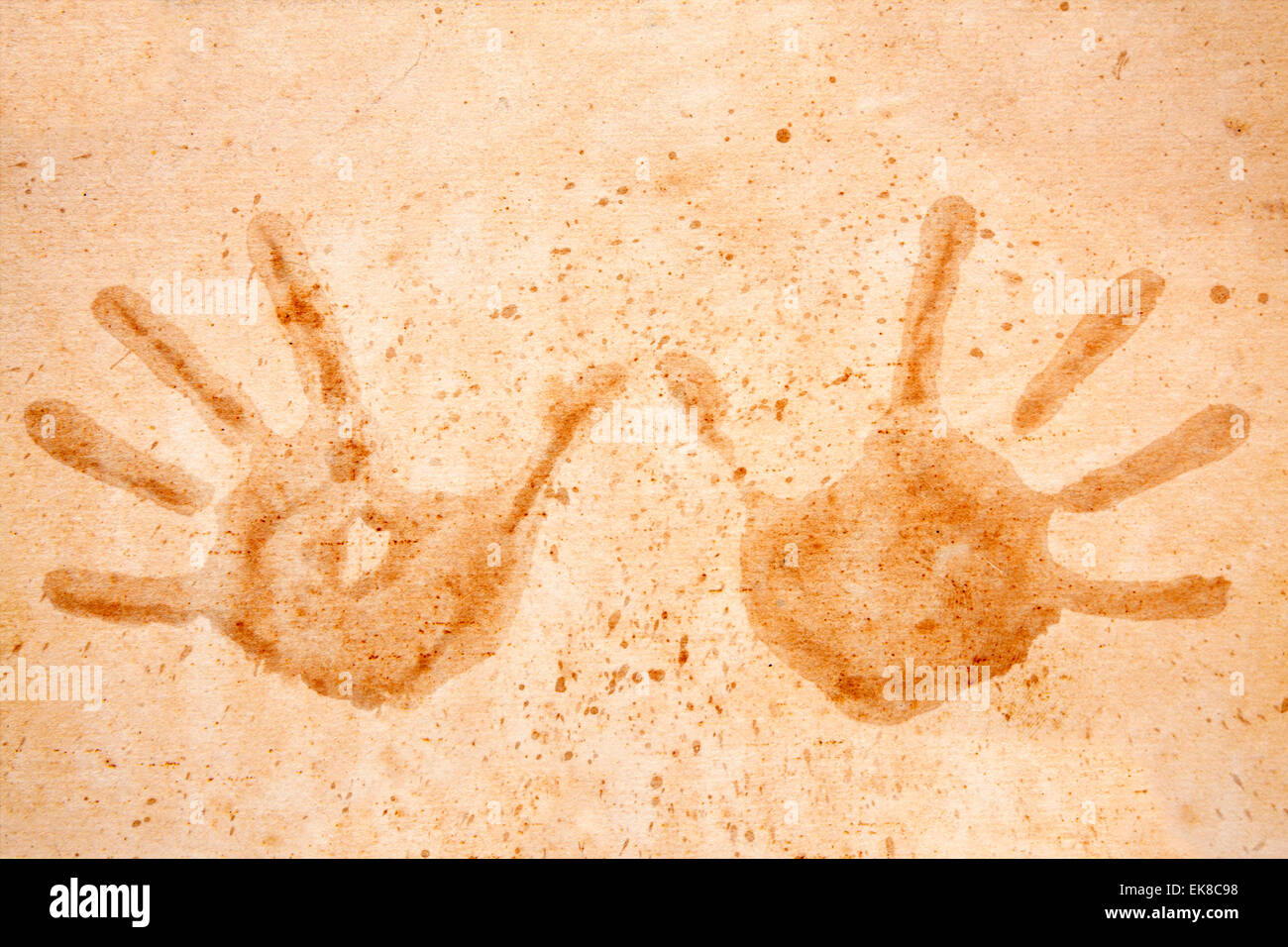 Il vecchio sfondo della carta Foto Stock