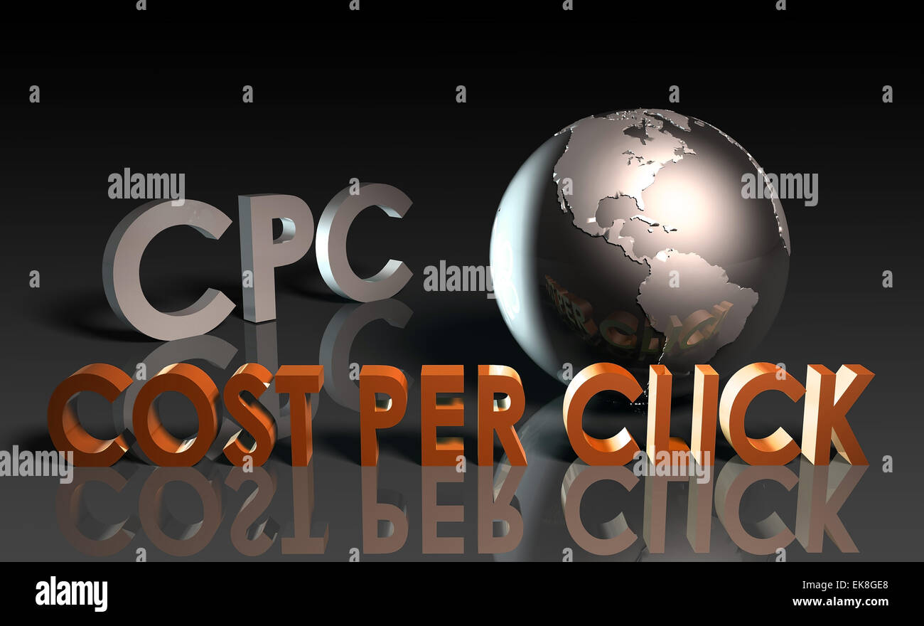 Il costo Per clic Foto Stock