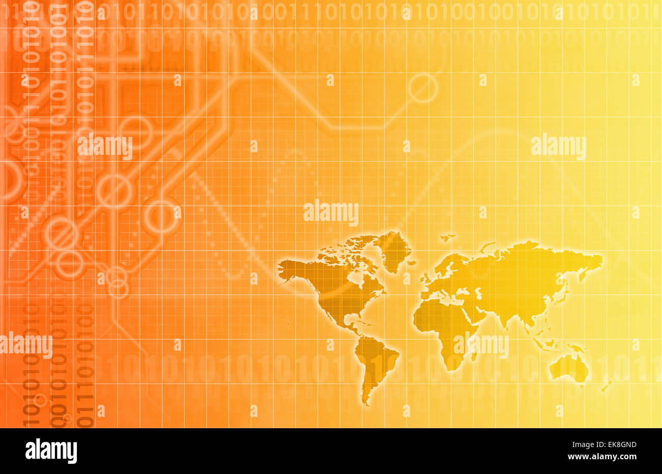 Global Business sfondo astratto Foto Stock