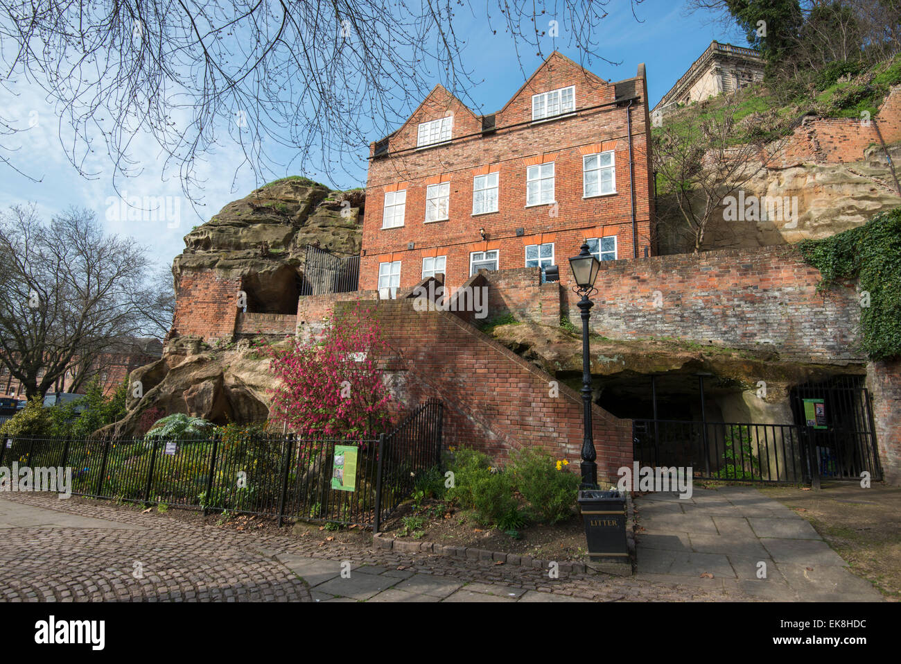 Tini di filtrazione cantiere museo nella città di Nottingham, Nottinghamshire REGNO UNITO Inghilterra Foto Stock