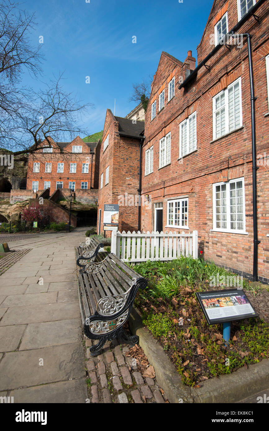 Tini di filtrazione cantiere museo nella città di Nottingham, Nottinghamshire REGNO UNITO Inghilterra Foto Stock