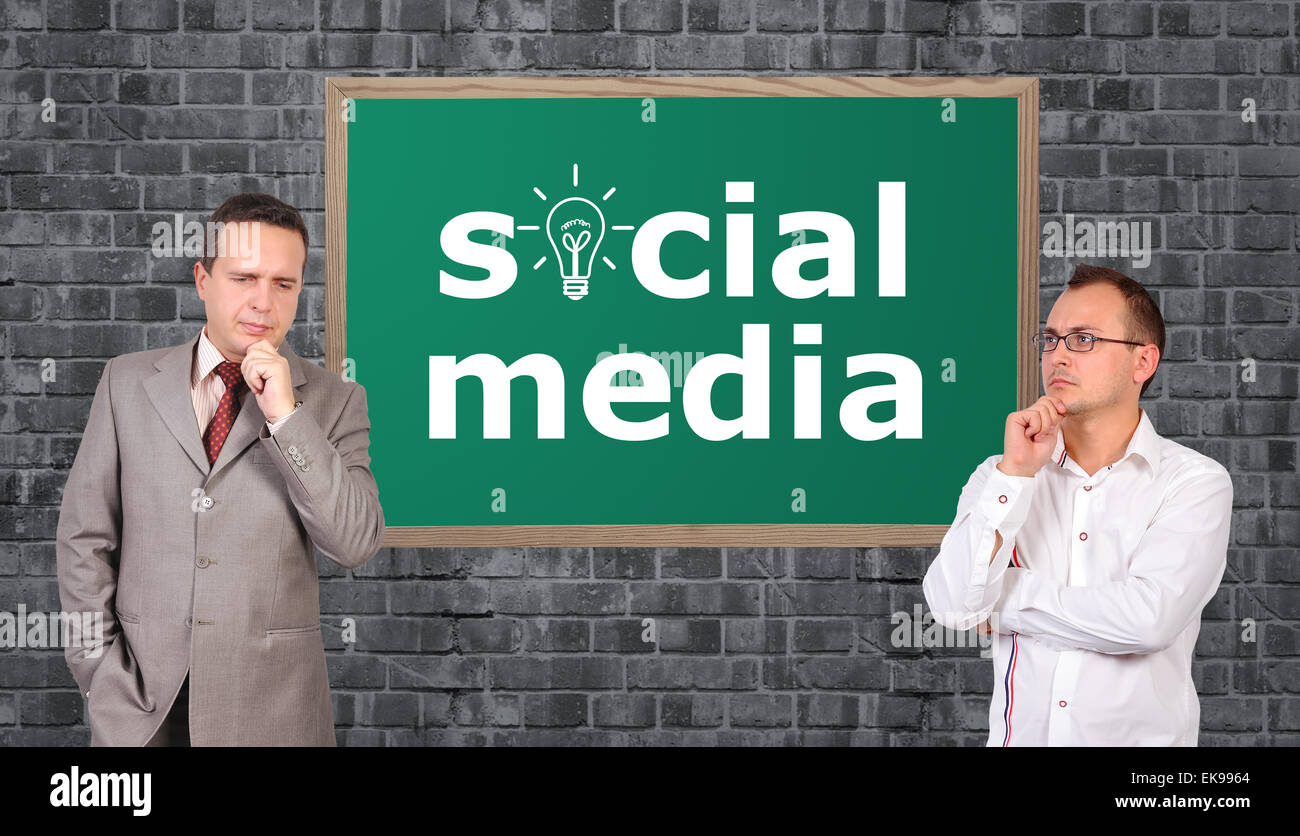 sociale dei media Foto Stock