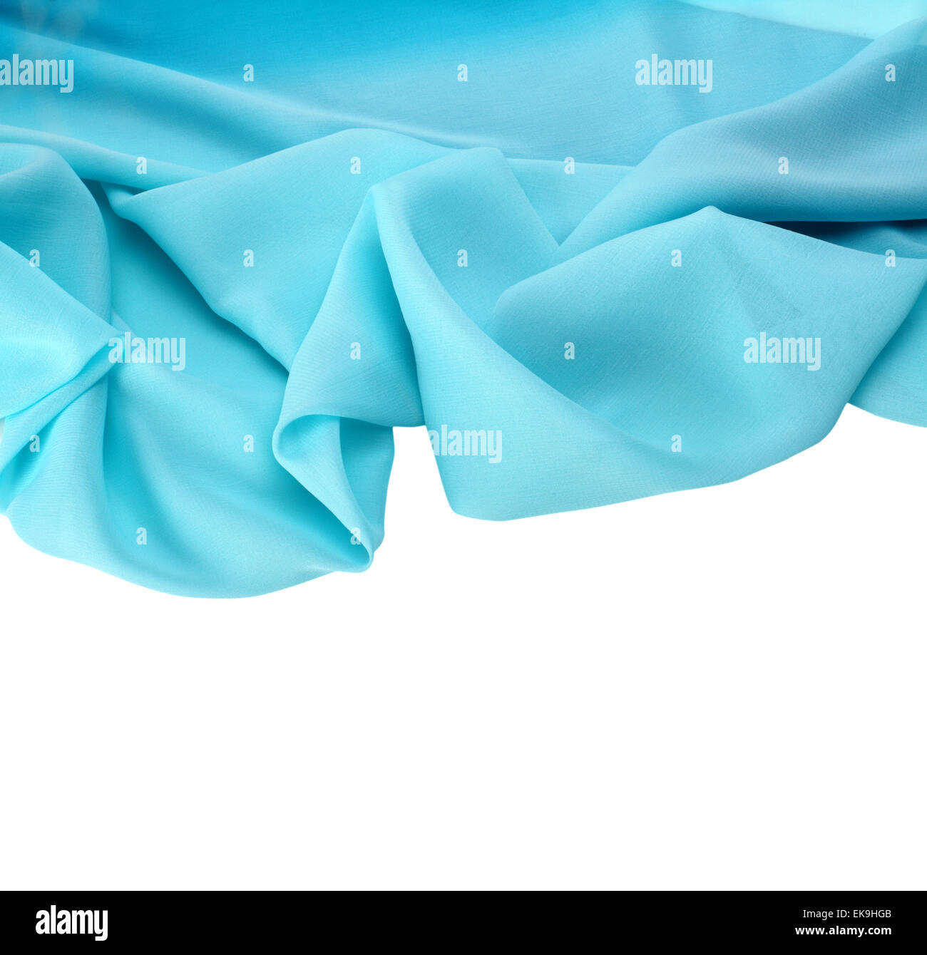 Abstract lo sfondo è blu tessuti di seta Foto Stock