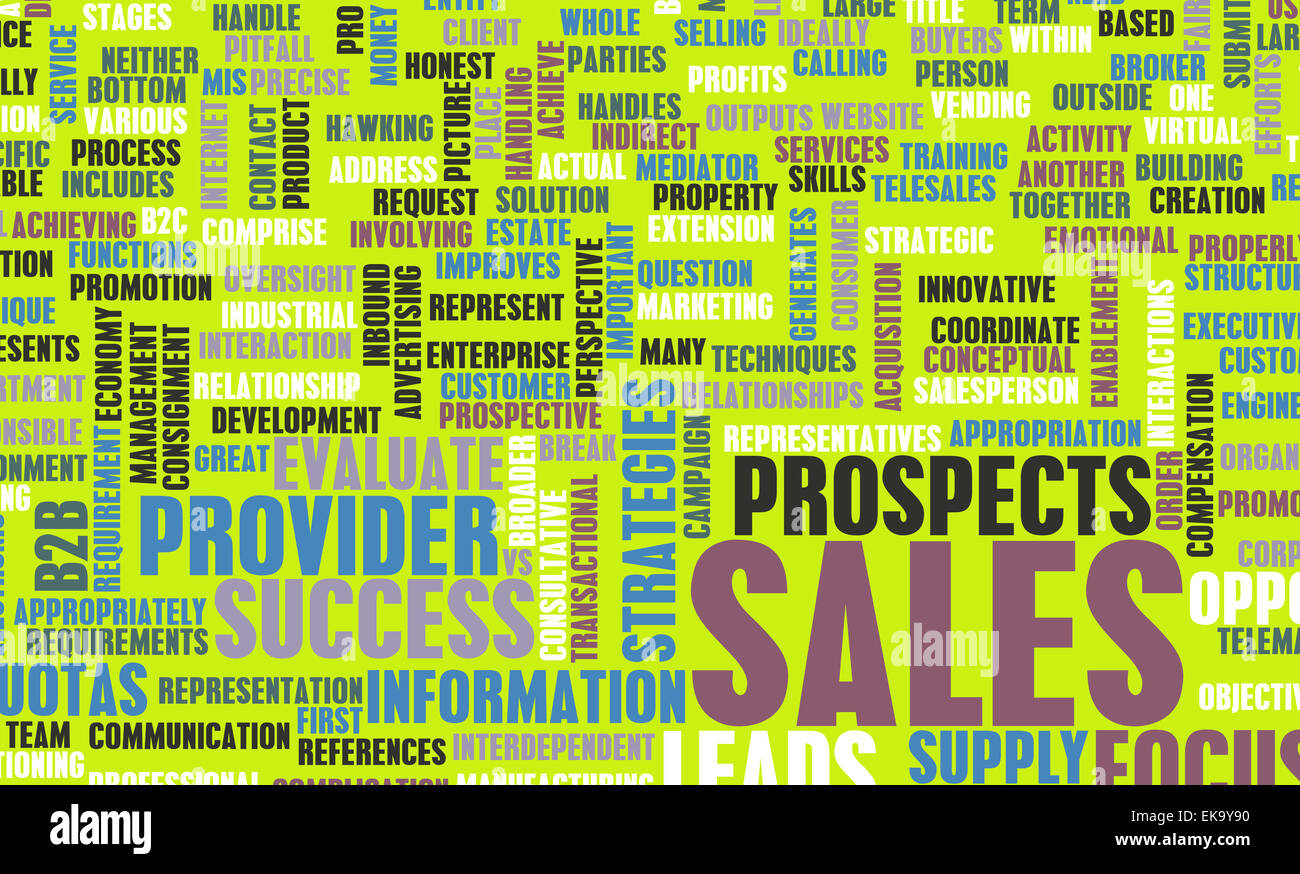 Vendite aziendali Foto Stock