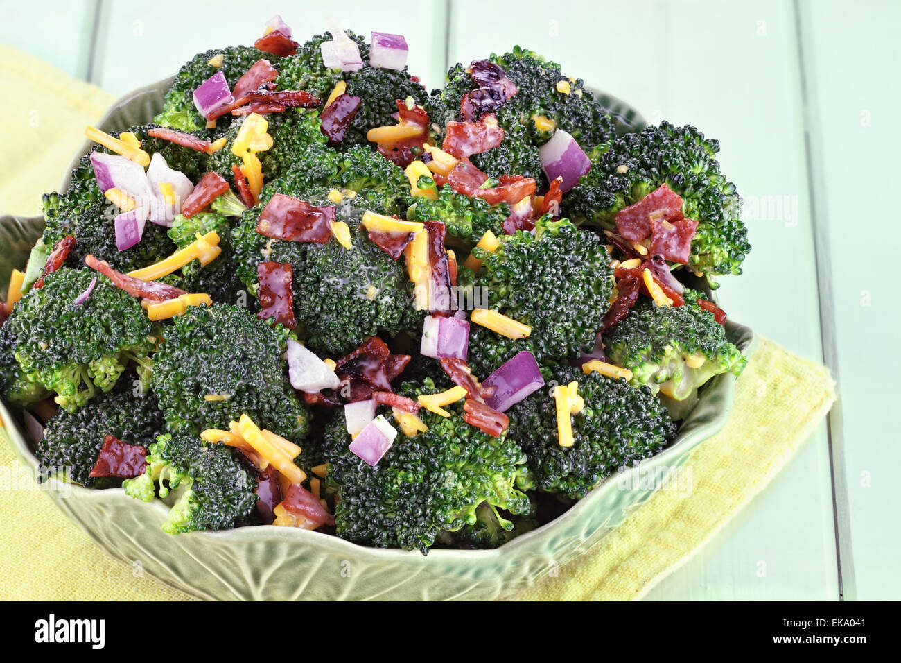 Insalata di broccoli 3 Foto Stock