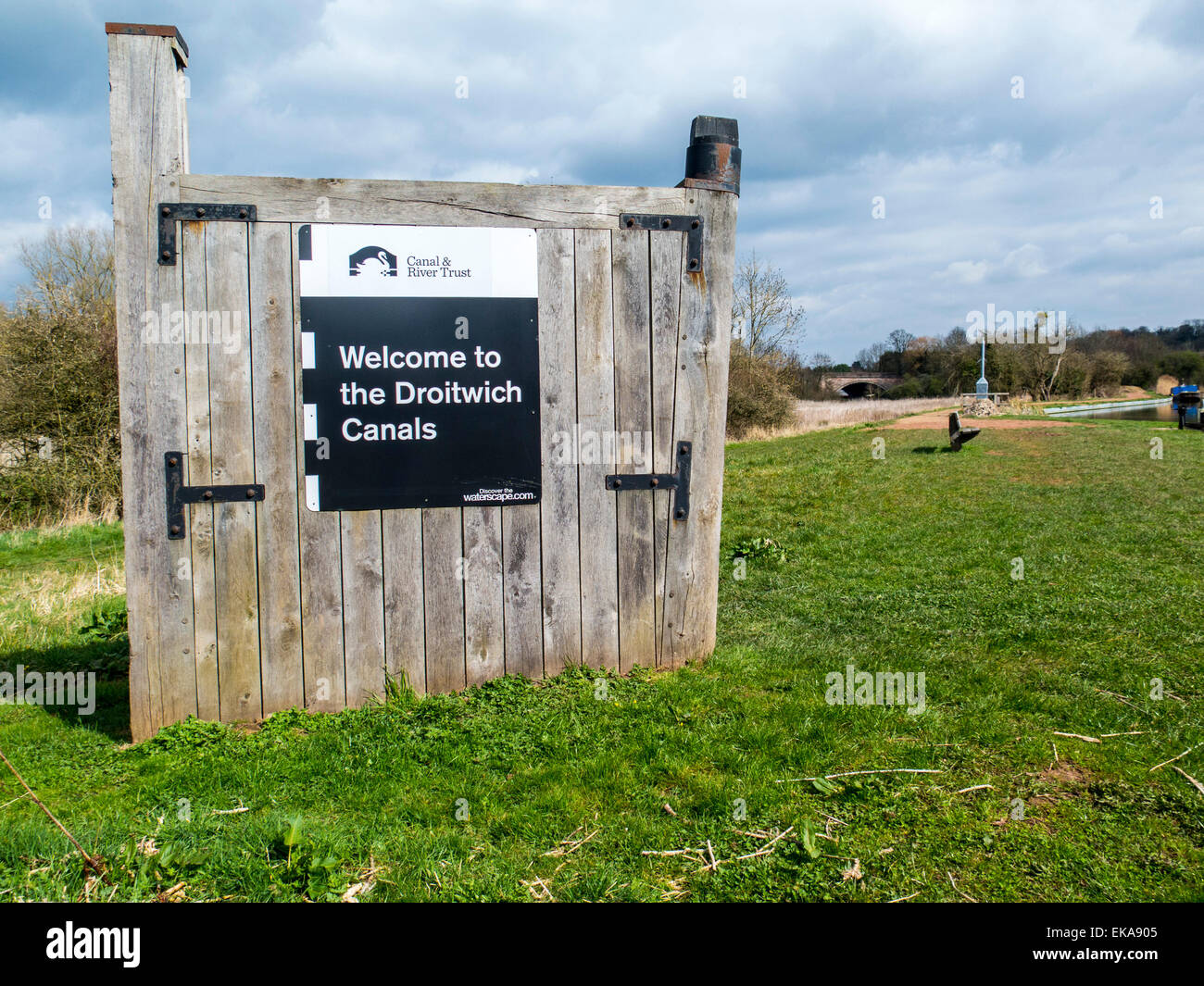 Droitwhich Canal Worcestershire Foto Stock
