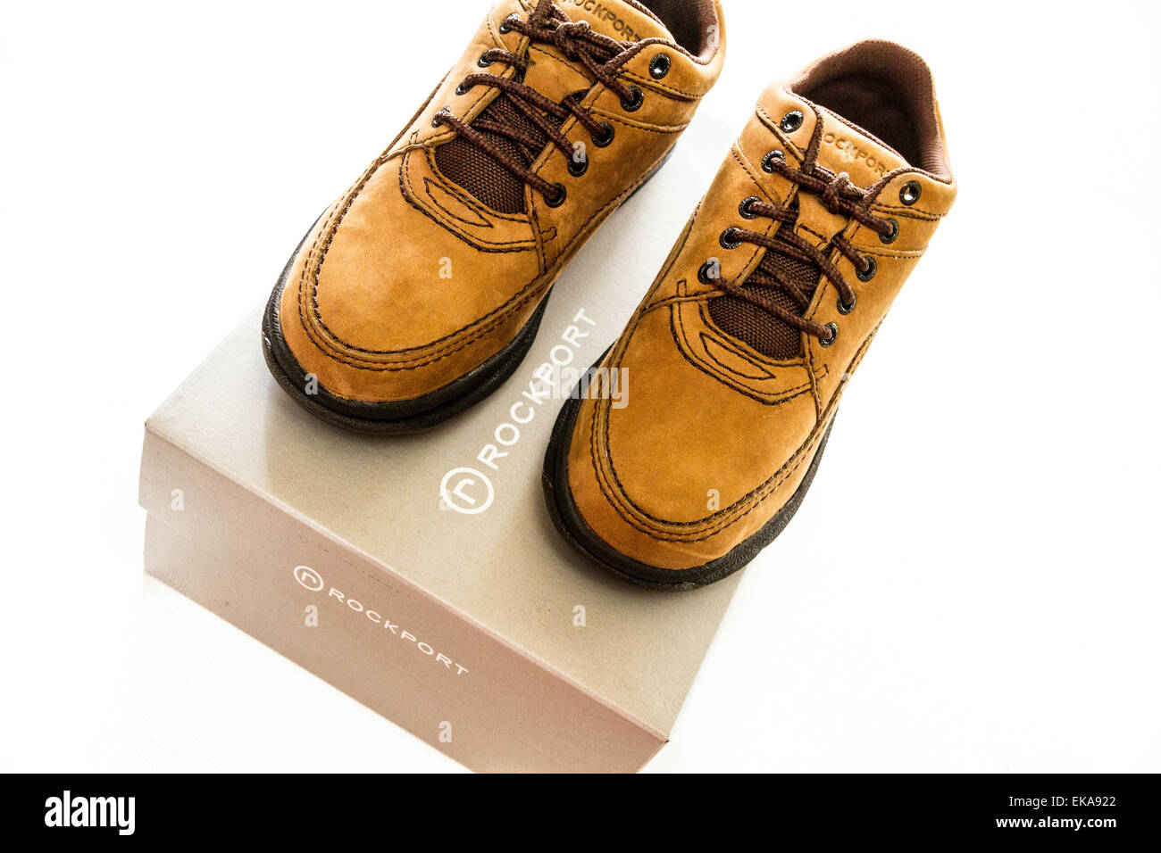 Una coppia di Rockport Womens World Tour Scarpe Classic Foto Stock