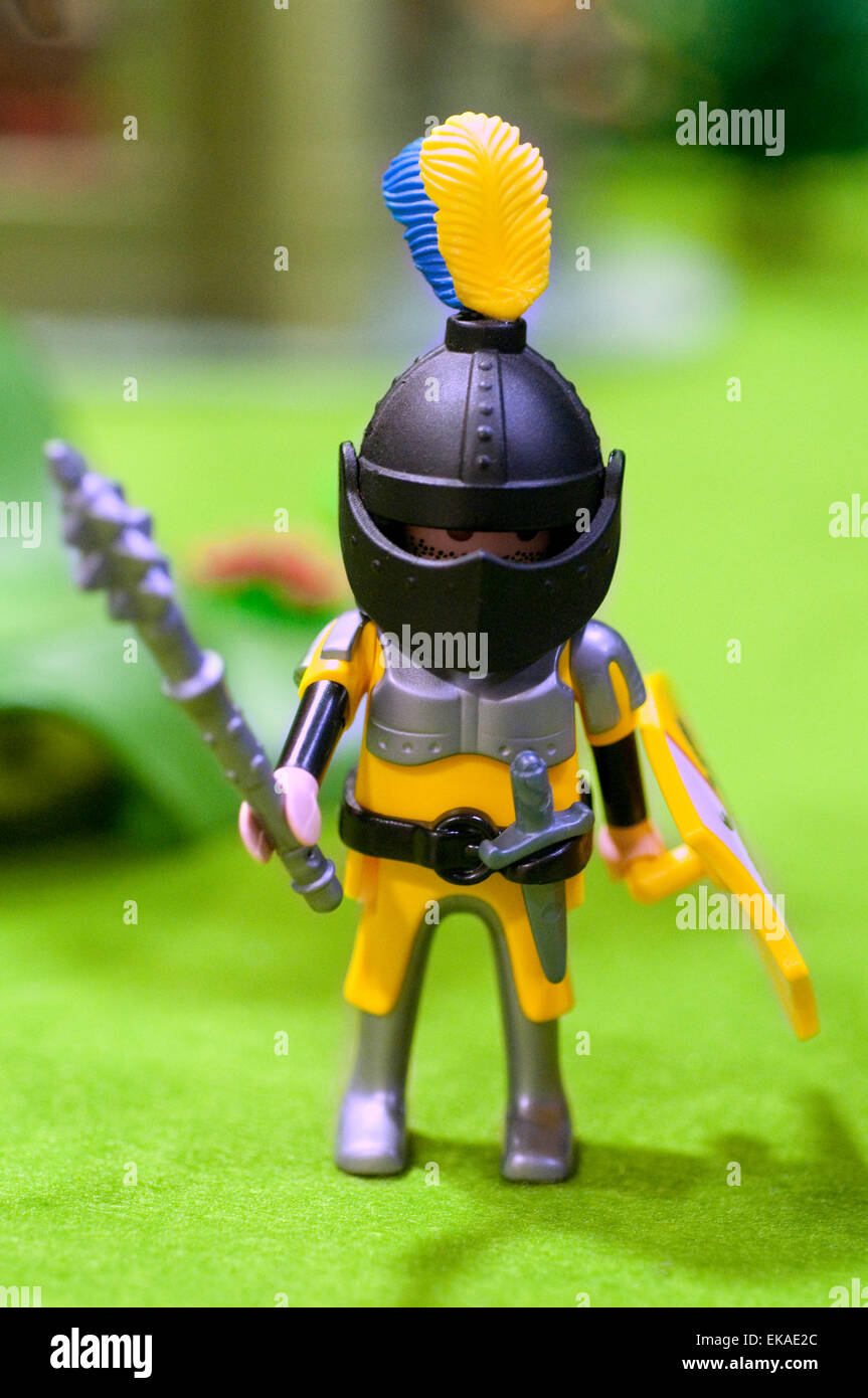 Giocattolo di plastica soldati. Foto Stock