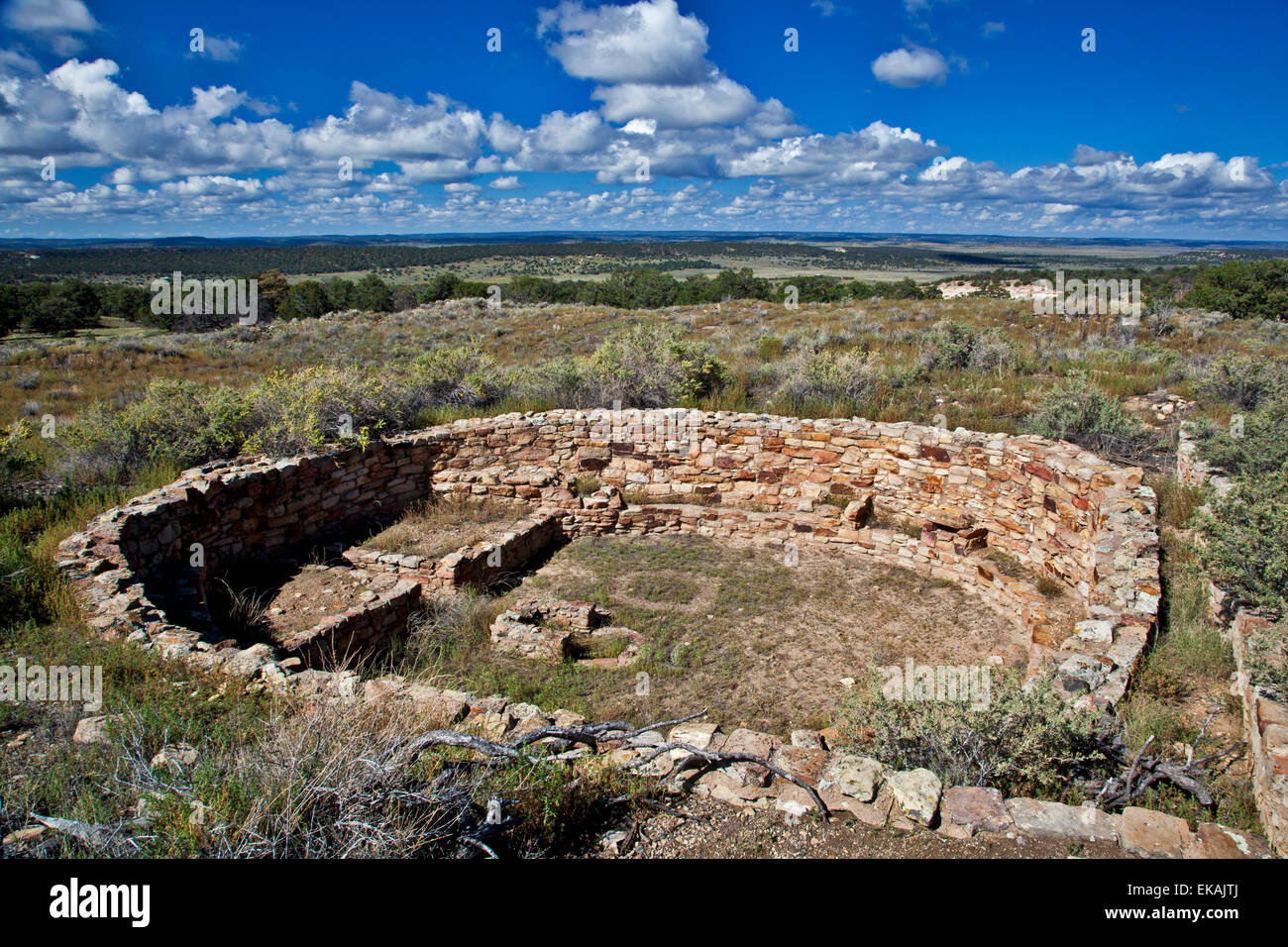 El Morro monumento nazionale situato tra le città di sovvenzioni e Zuni nei pressi di El Malpais monumento nazionale. Foto Stock