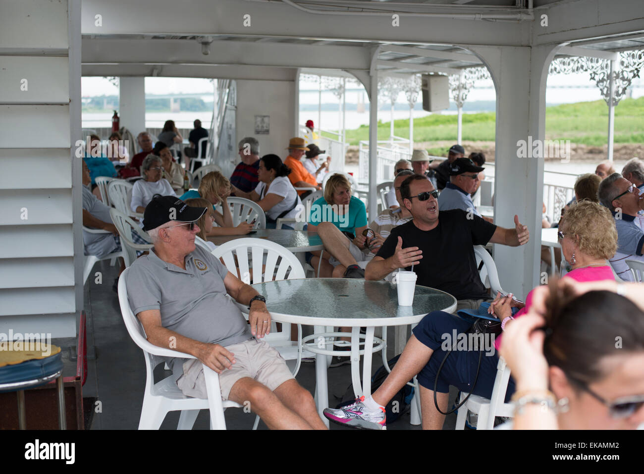 Tour crociera sul Mississippi,Il Memphis Riverfront Foto Stock