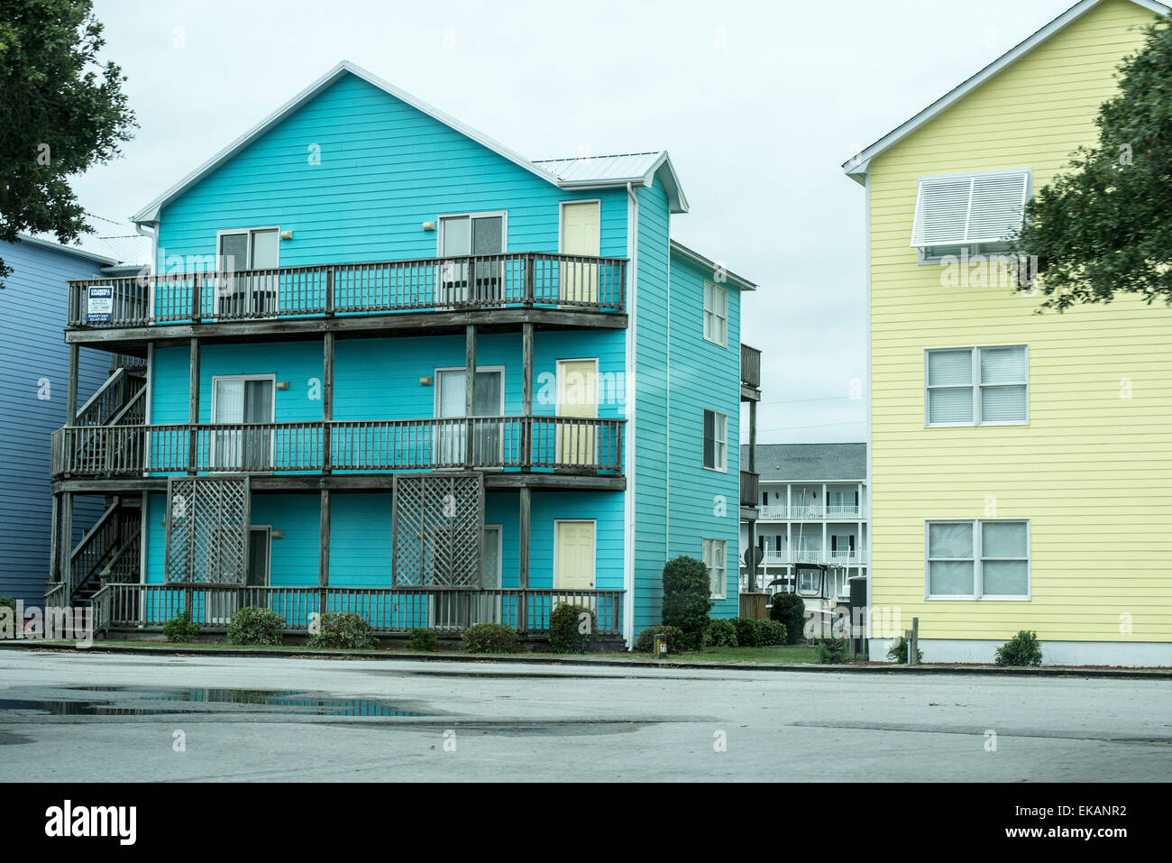 Atlantic Beach NC.Case Vacanza Foto Stock