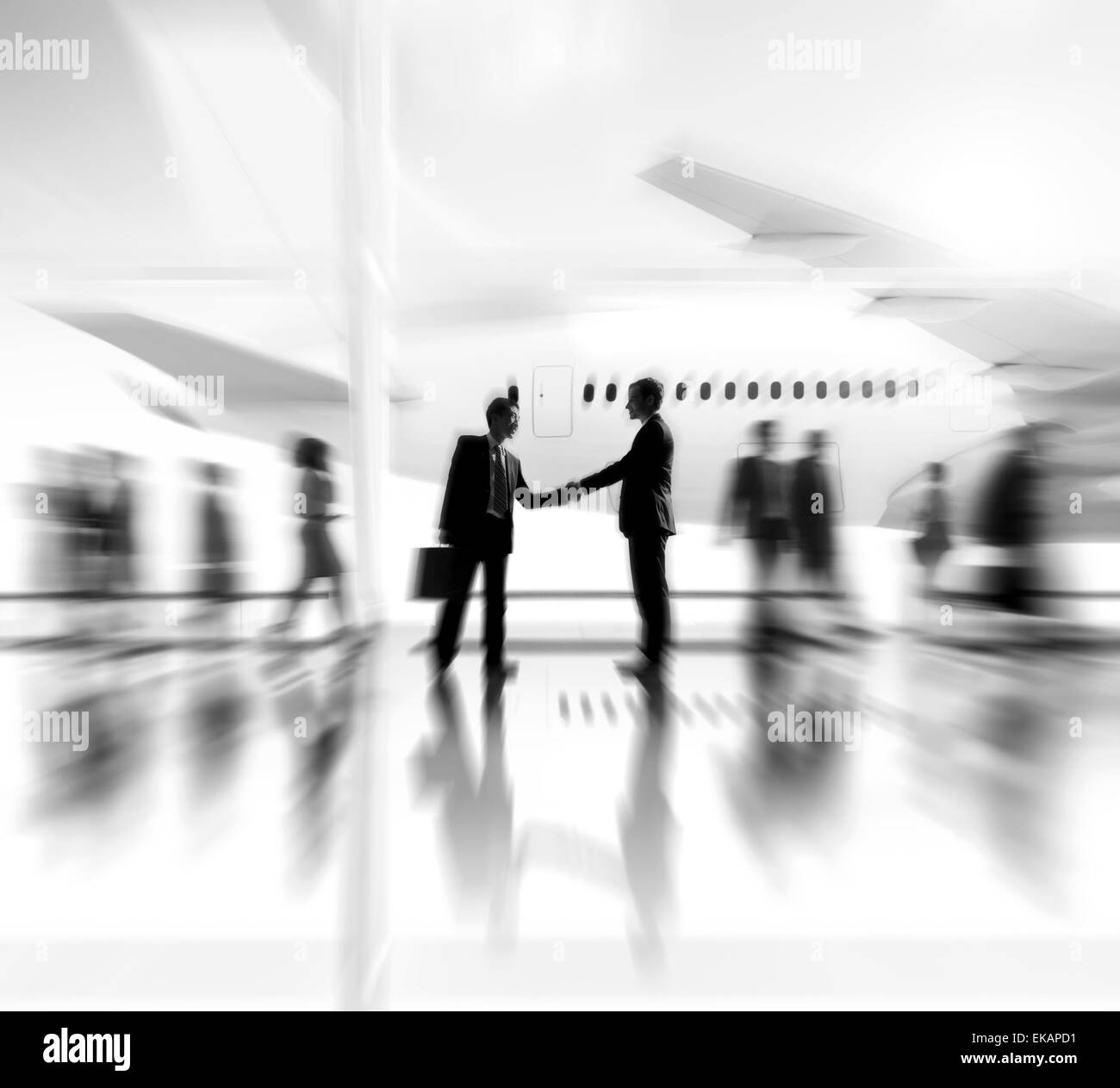 La gente di affari di handshake per trattare un accordo di collaborazione il concetto di incontro Foto Stock