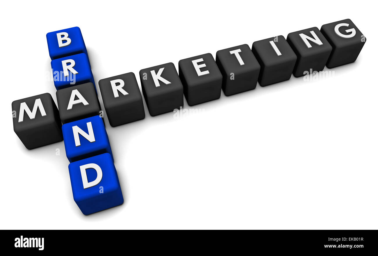 Brand Marketing Foto Stock