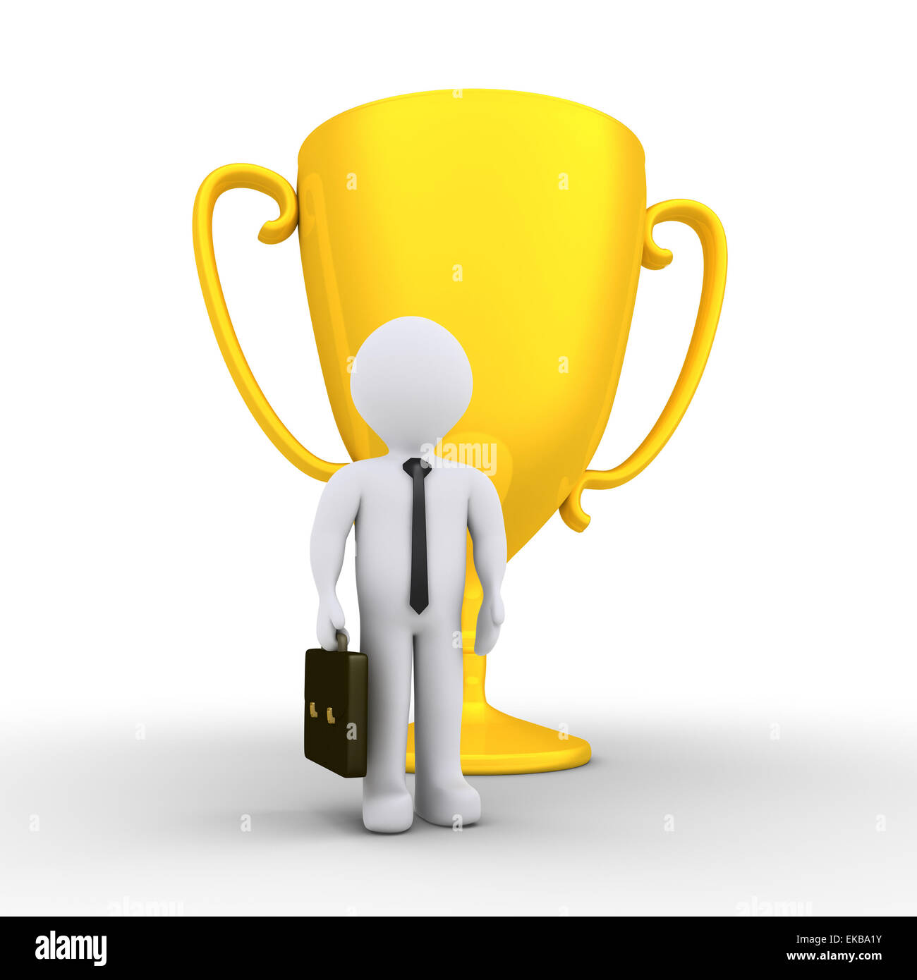 Imprenditore ha vinto il Golden Cup Foto Stock