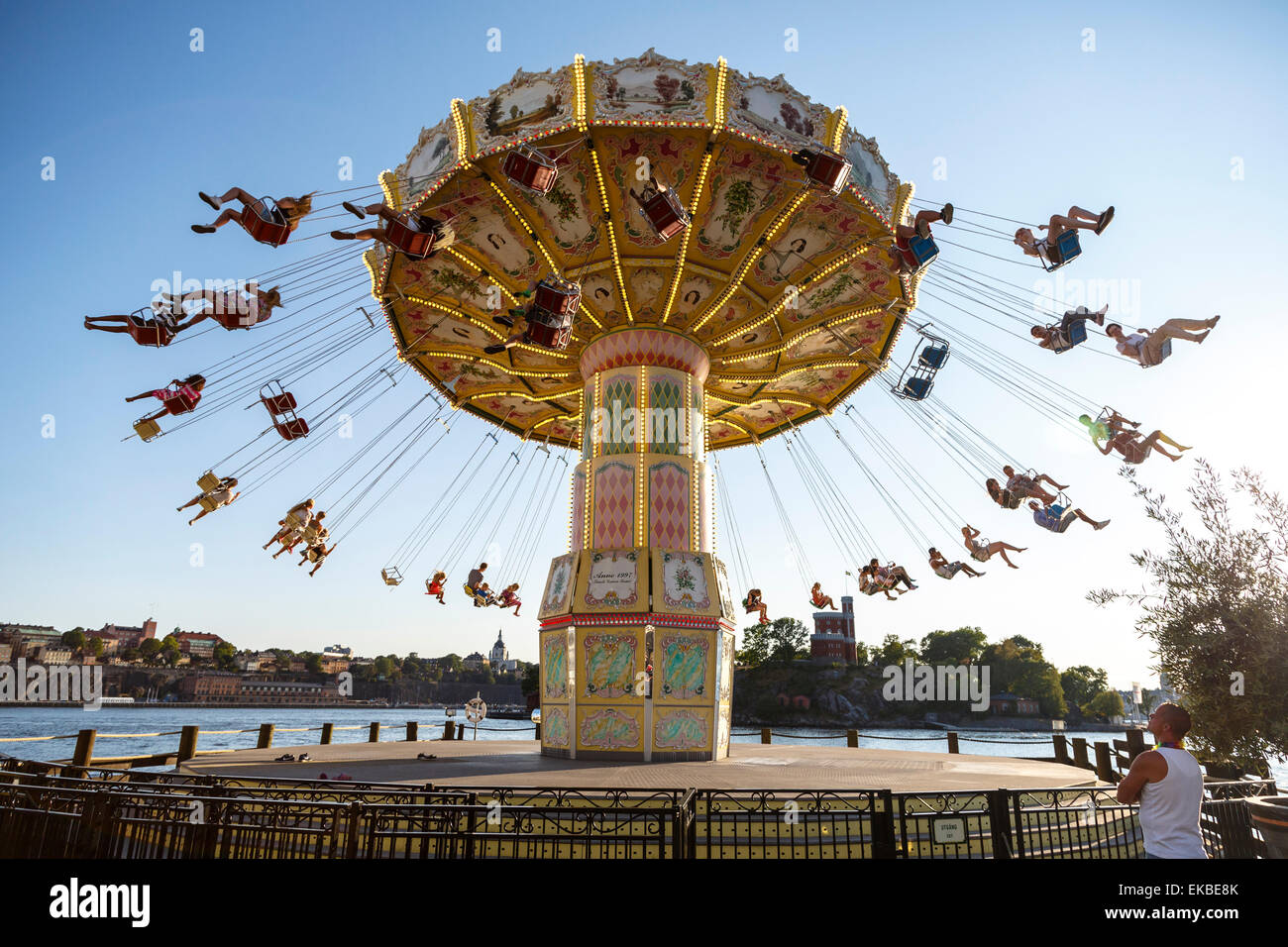 Grona Lund Amusement Park, Djurgarden, Stoccolma, Svezia, Scandinavia, Europa Foto Stock