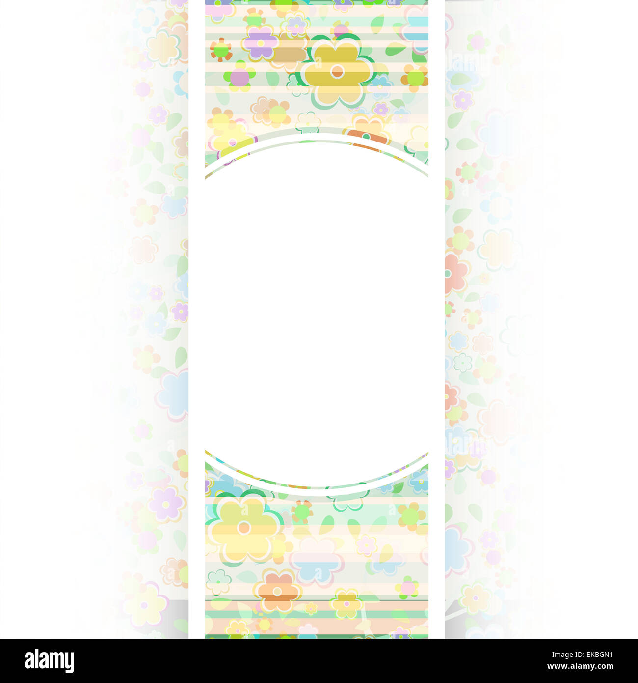 Vector bel fiore tecnica di sfondo Foto Stock