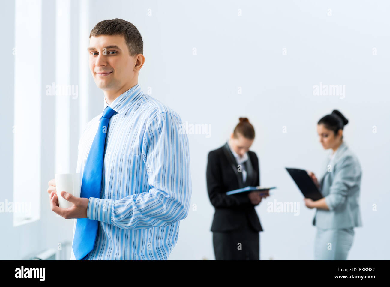 Ritratto di un imprenditore di successo Foto Stock