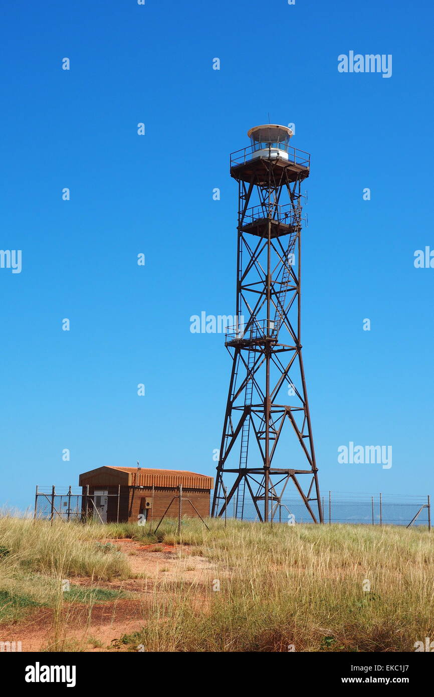 Faro a Gantheaume Point BROOME, Western Australia. Foto Stock