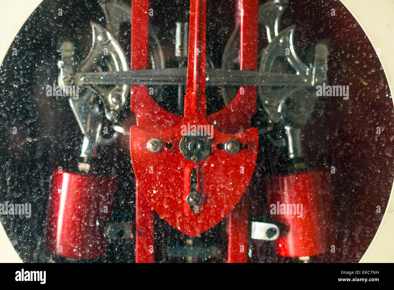 Scala industriale in impianto di alimentazione Foto Stock