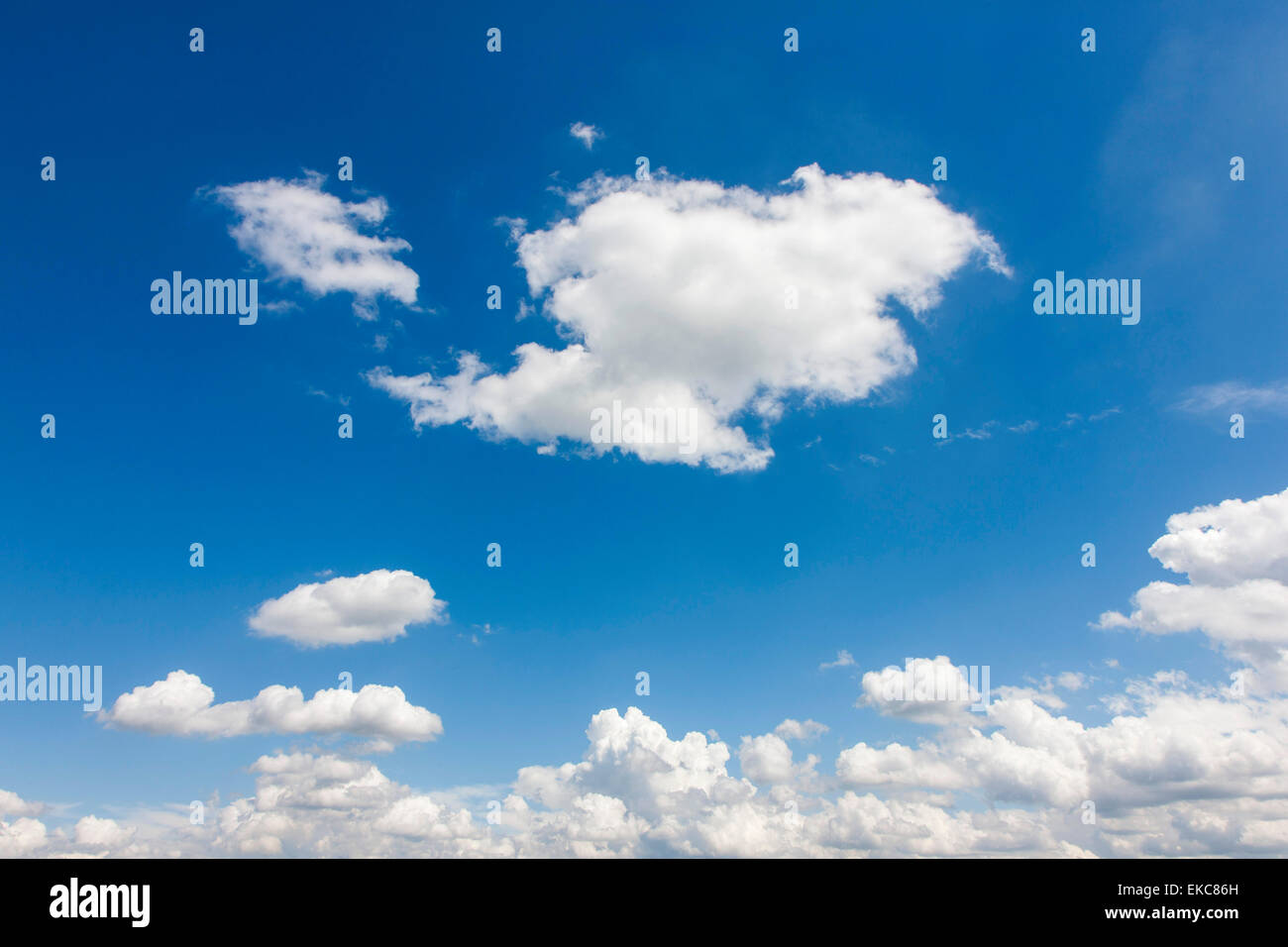 Nuvole e nuvole stratocumulus, cumulus strato, Foto Stock