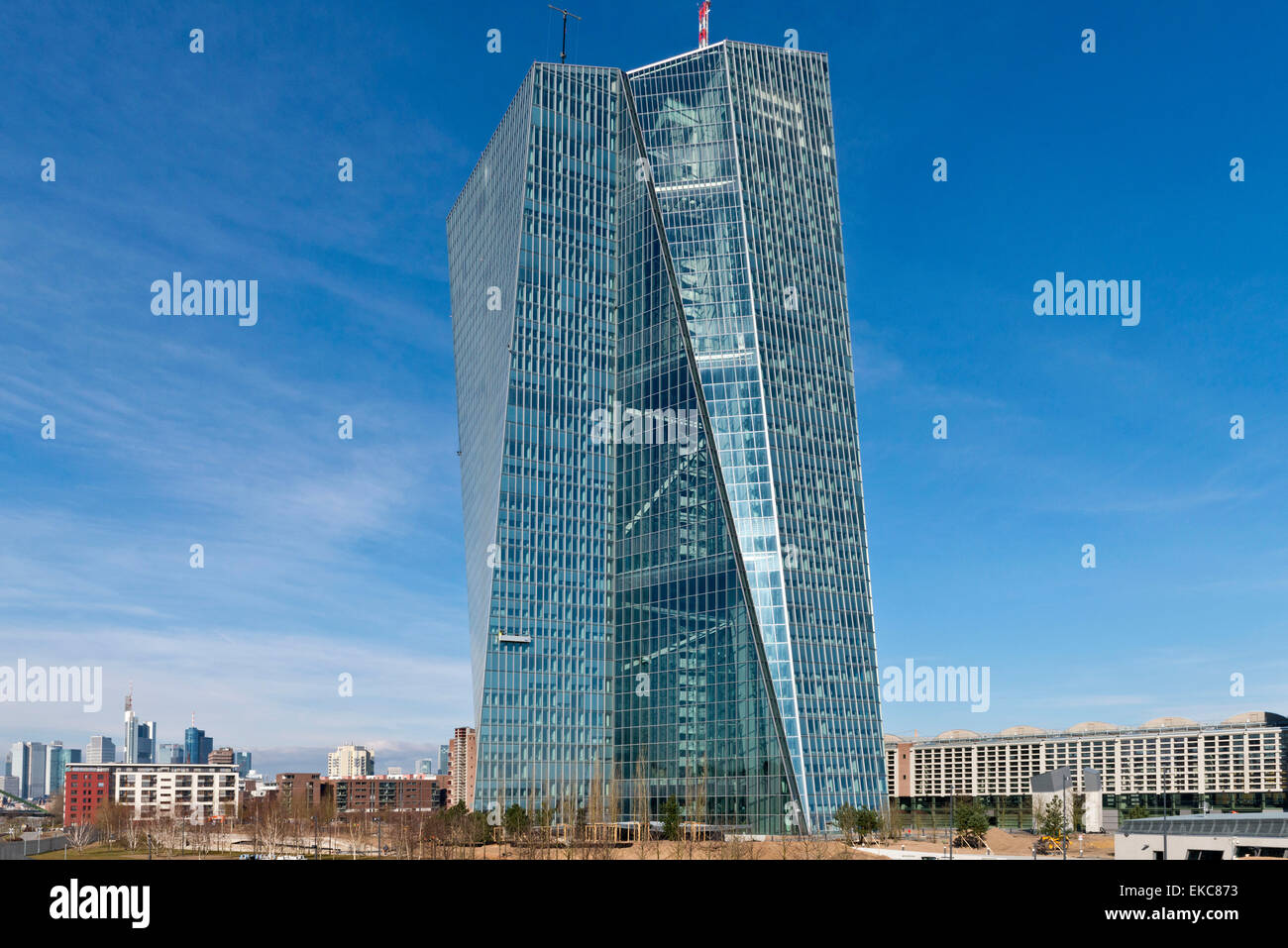 L'Europa, Germania, di Francoforte sul Meno, Banca centrale europea BCE, capo ufficio. Foto Stock