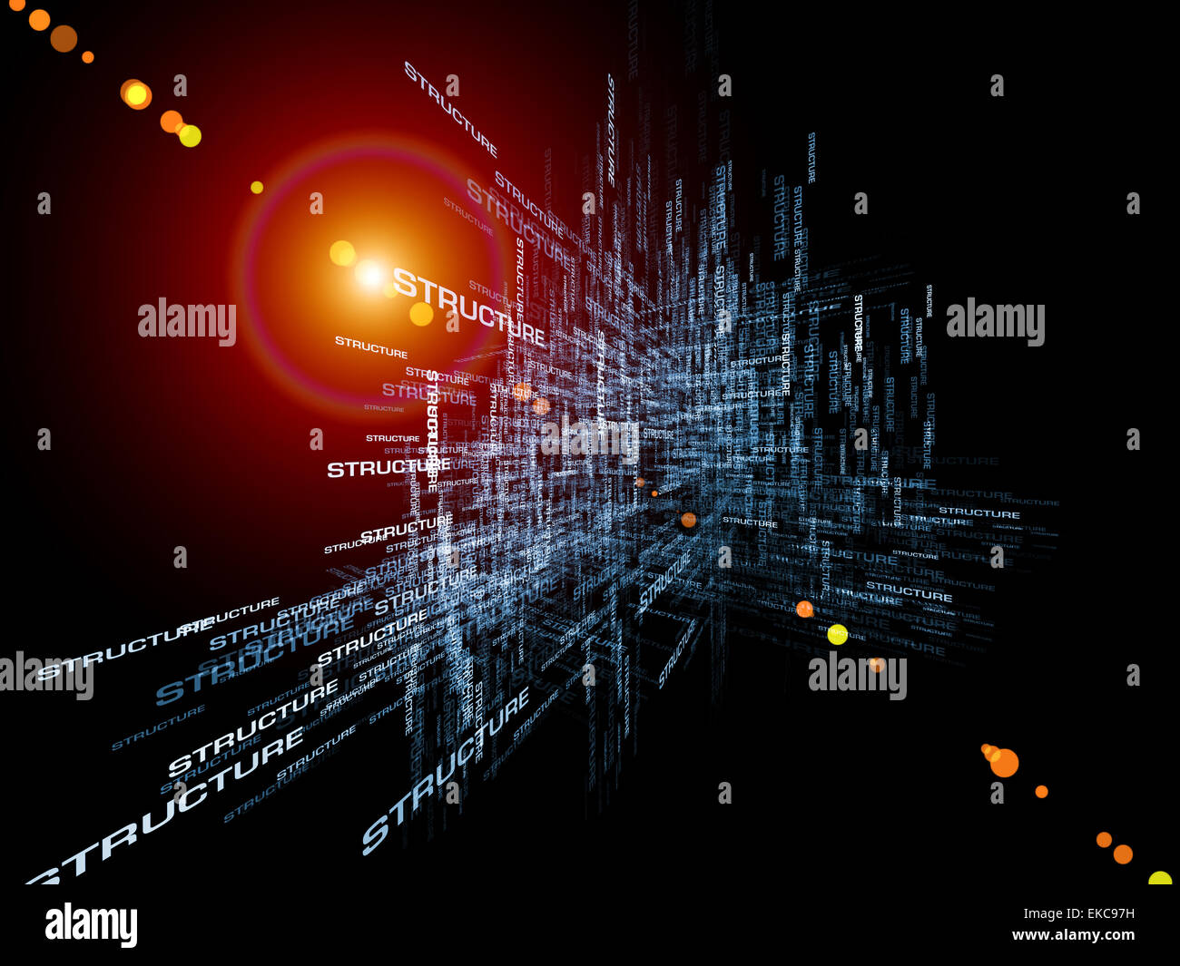 La moderna tecnologia Abstract Foto Stock