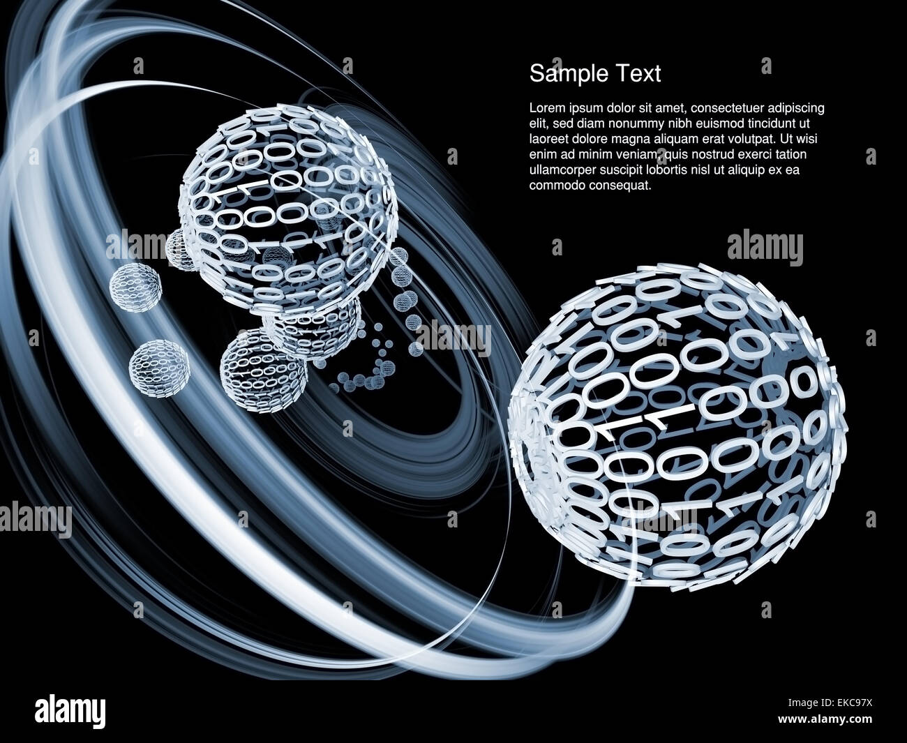La tecnologia digitale Abstract Foto Stock