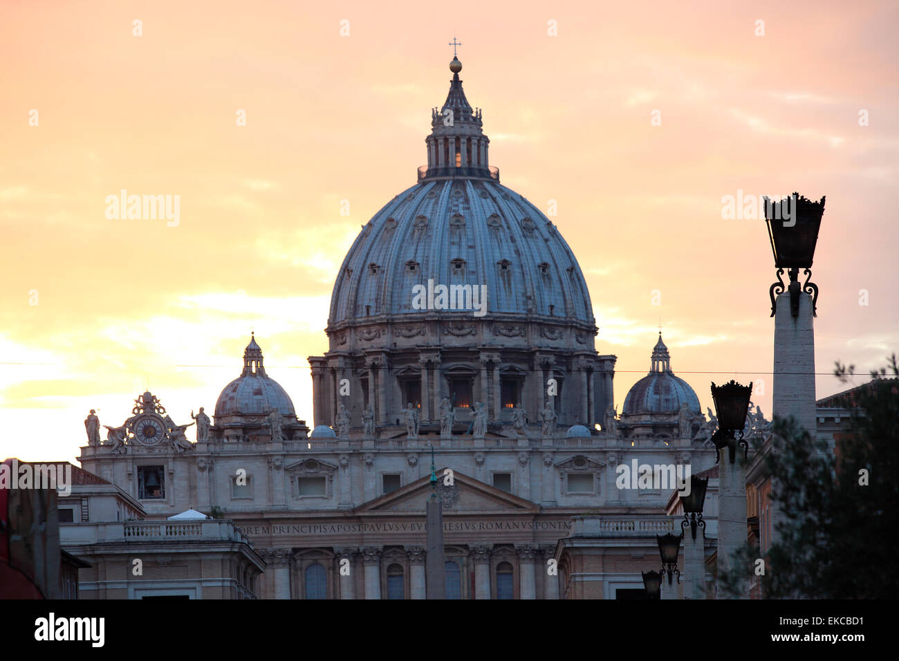 Italia Roma Basilica Papale di San Pietro in Vaticano o la Basilica di