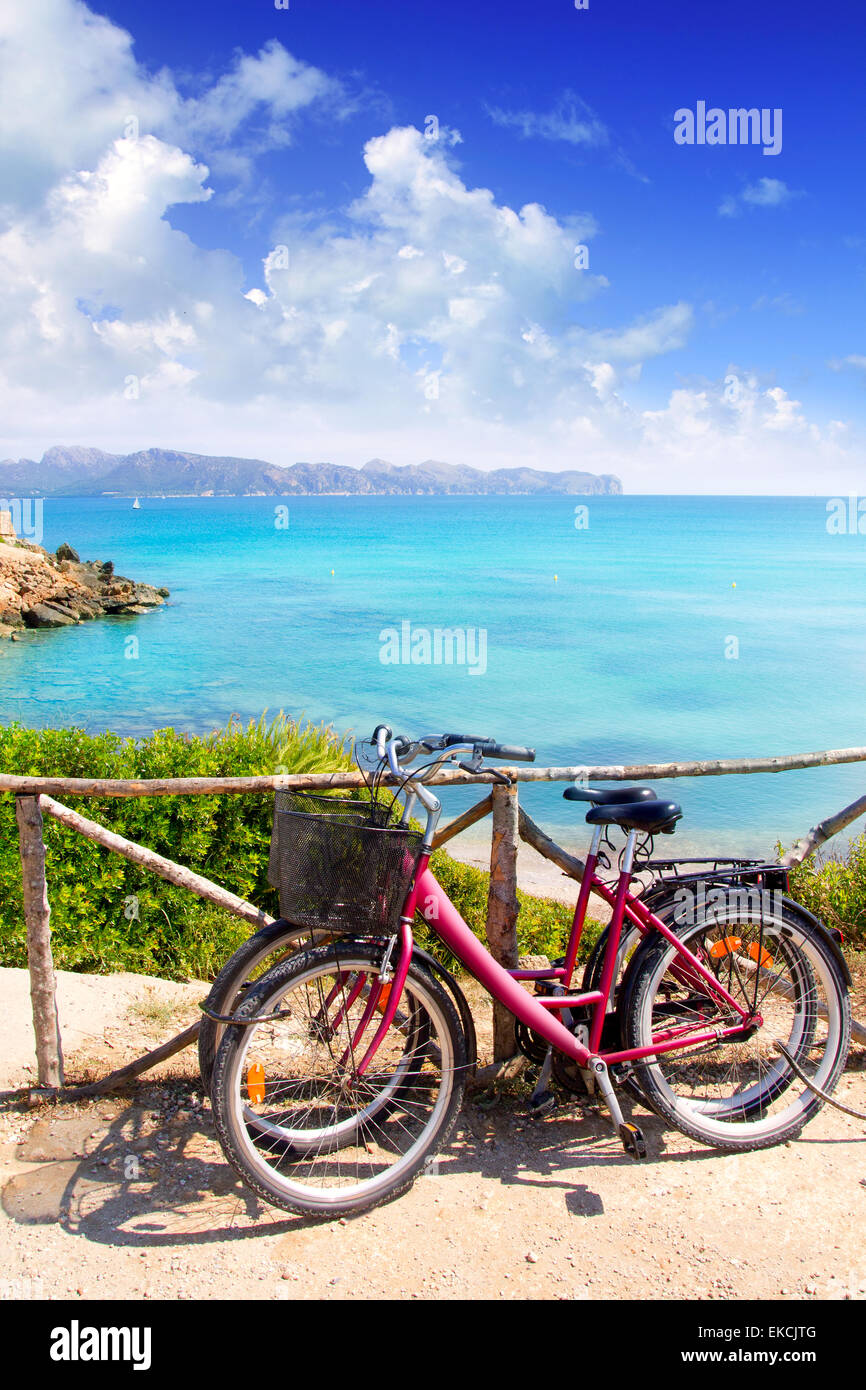 Alcudia maiorca Playa de S Illot trasparente acqua turchese Foto Stock