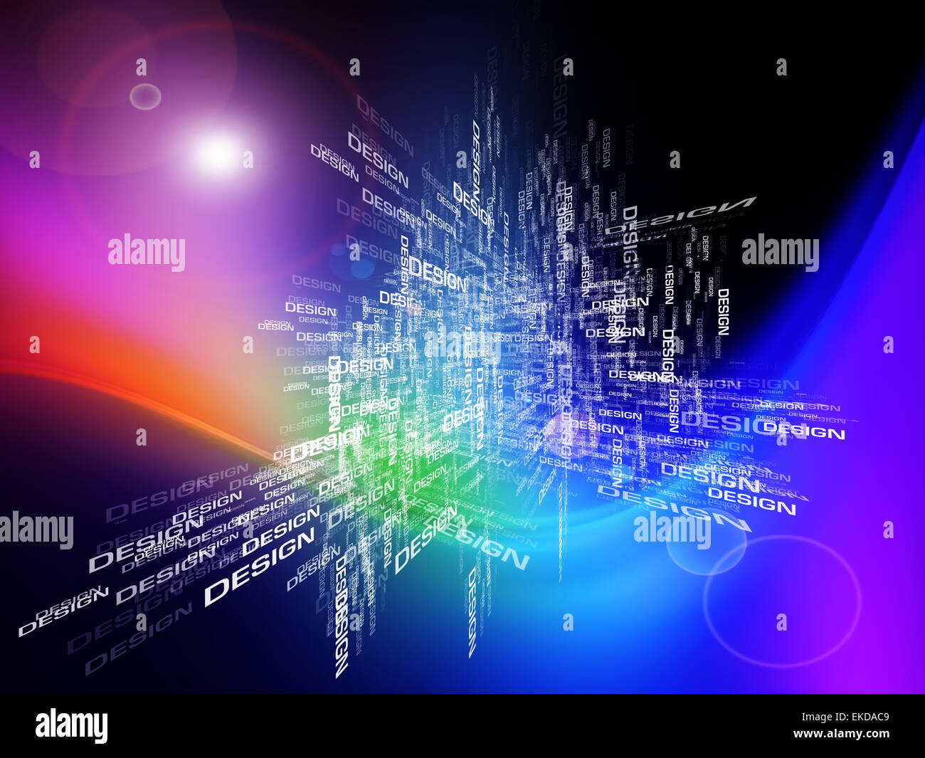 La moderna tecnologia Abstract Foto Stock