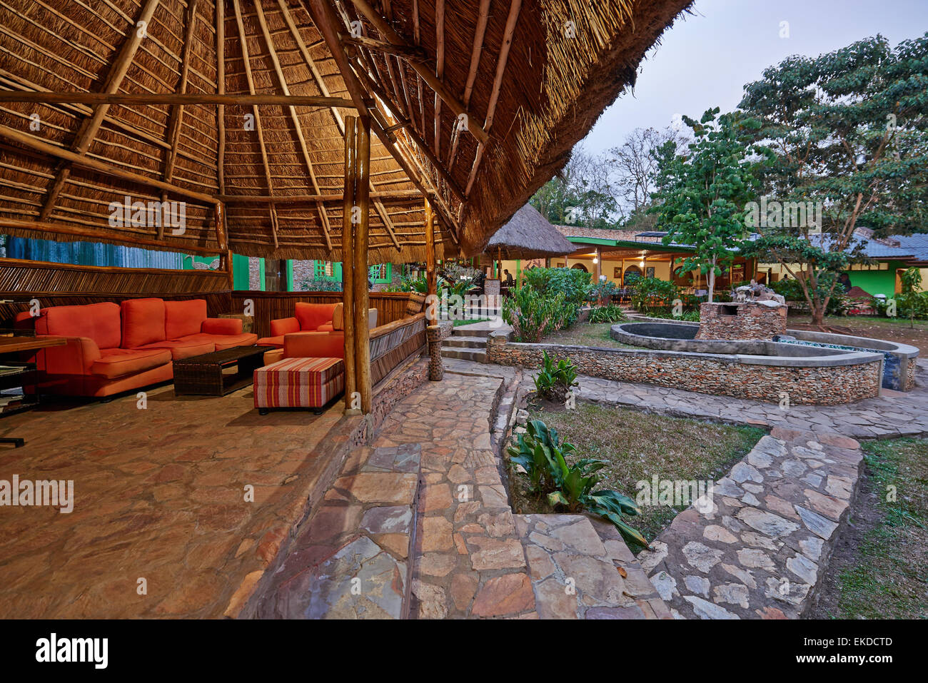 Primate Lodge Kibale, Kibale National Park, portale Fortal, Uganda, Africa Foto Stock
