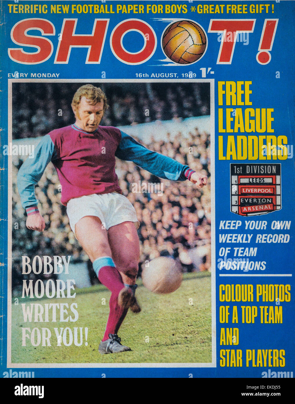 Coperchio anteriore della prima edizione della rivista di sparare. Il 16 agosto 1969 Foto Stock