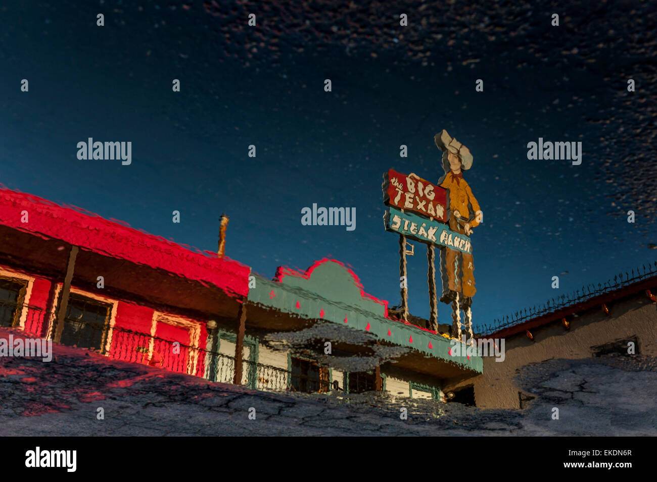 Big Texan Steak Ranch motel. Amarillo. Texas. Stati Uniti d'America Foto Stock