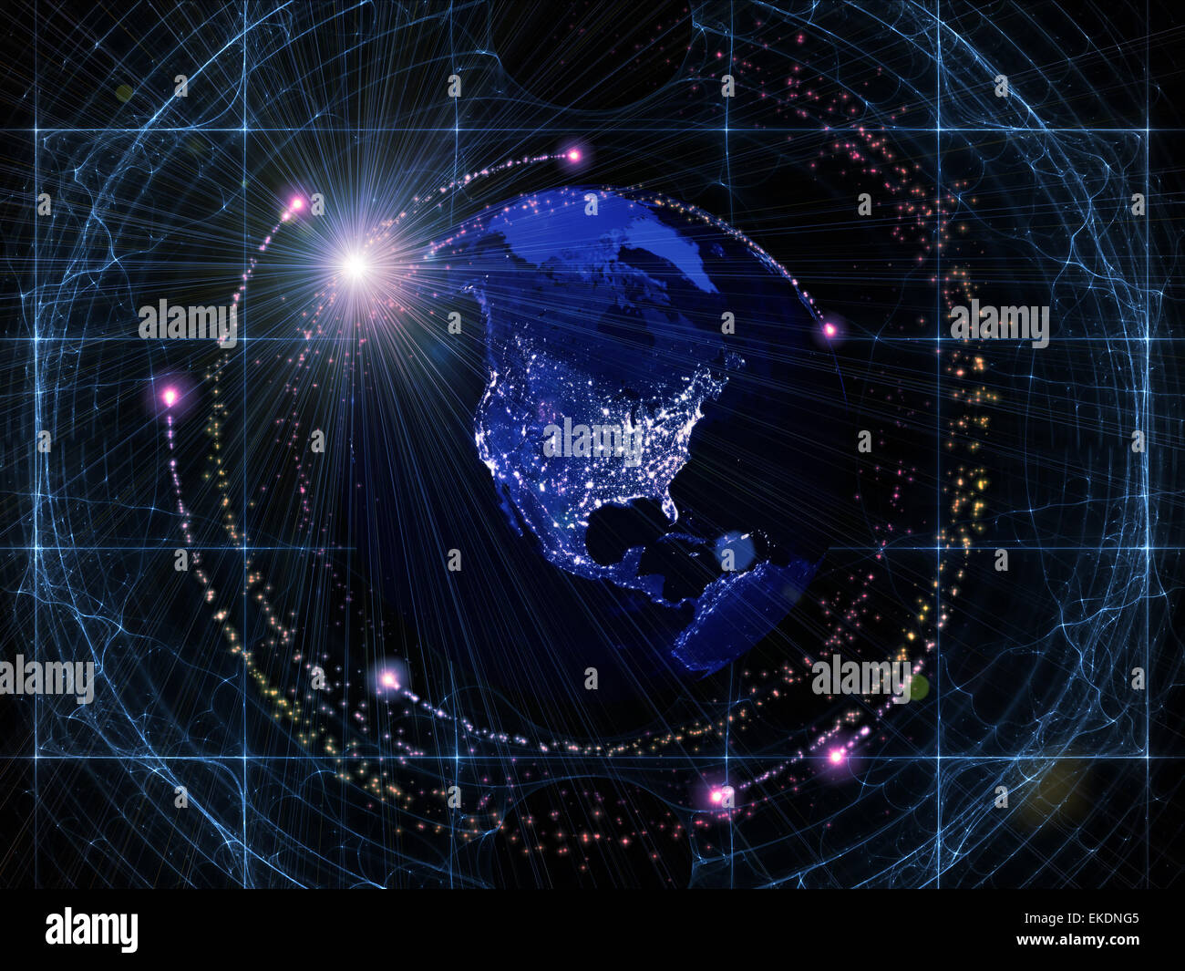 Sfondo di terra Foto Stock