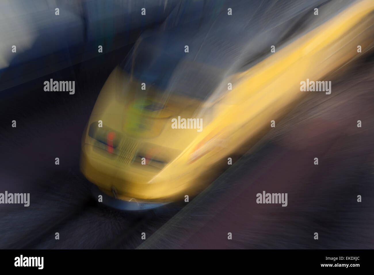 Treno, Parigi, Ile-de-France, Francia Foto Stock