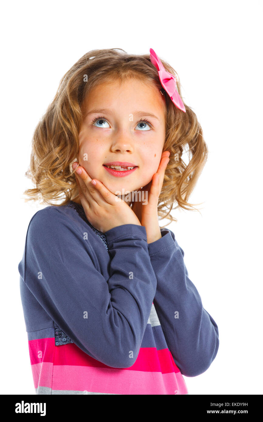 Ritratto di una bambina Foto Stock