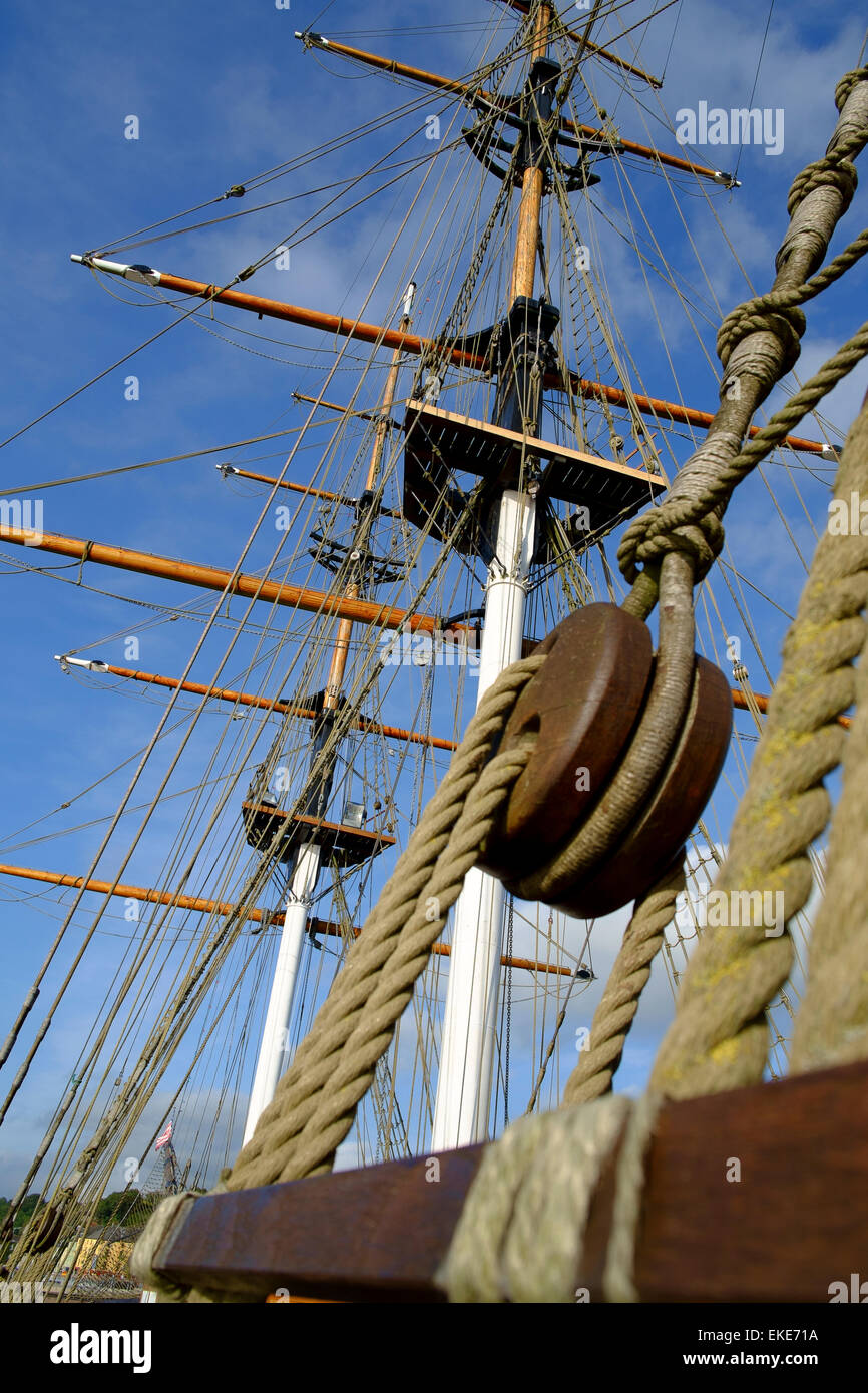 Rigging foto di Peter Cavanagh [deve Credit] Foto Stock