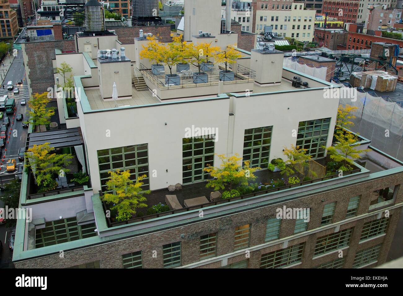 Vedute aeree di Jay Z's Loft appartamento su 195 Hudston Street nel quartiere Tribeca di New York City con: atmosfera dove: la città di New York, New York, Stati Uniti quando: 05 Ott 2014 Foto Stock