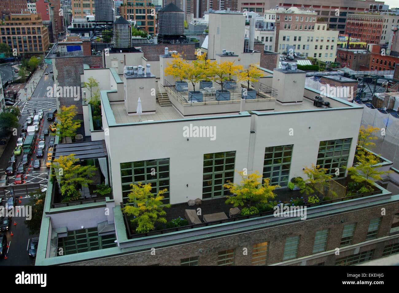 Vedute aeree di Jay Z's Loft appartamento su 195 Hudston Street nel quartiere Tribeca di New York City con: atmosfera dove: la città di New York, New York, Stati Uniti quando: 05 Ott 2014 Foto Stock