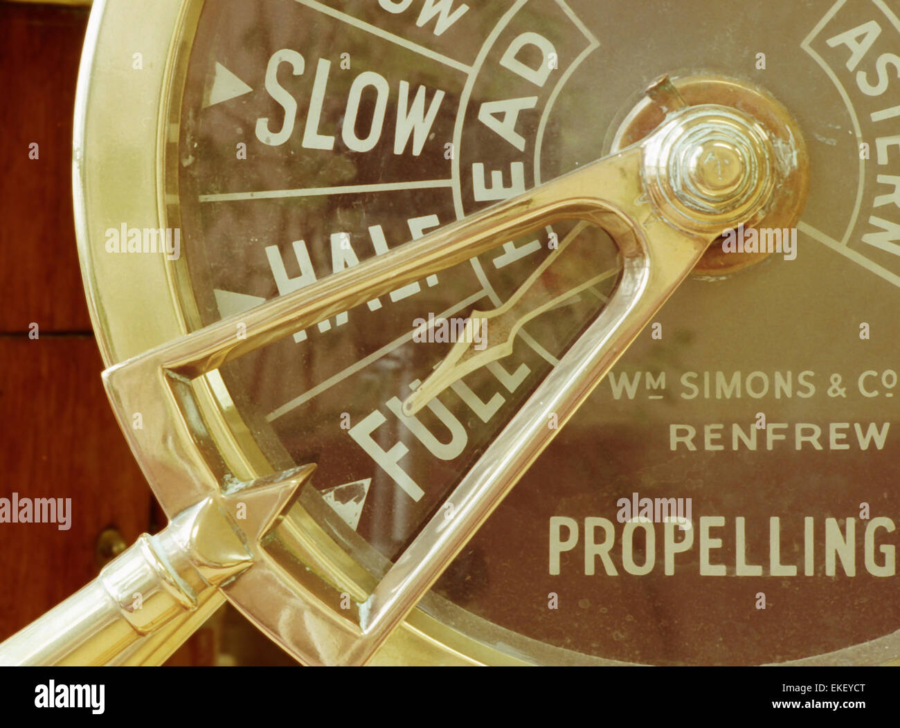 Full Steam Ahead Foto Stock