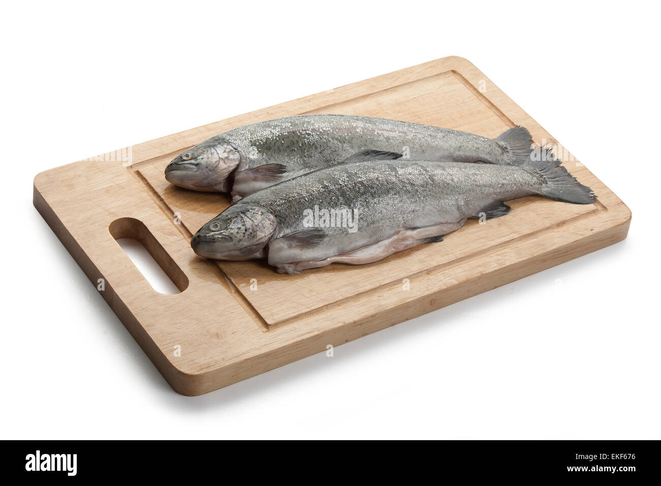 Trota di cruda Foto Stock