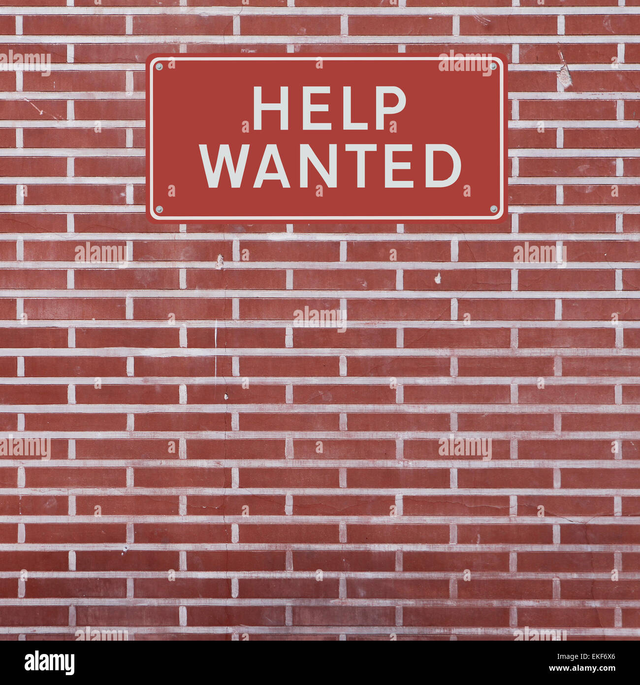 Help Wanted Foto Stock