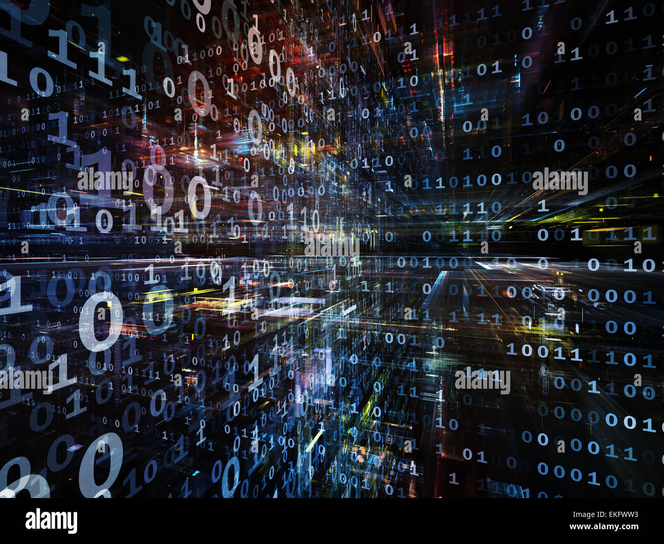 Verso la tecnologia digitale Foto Stock