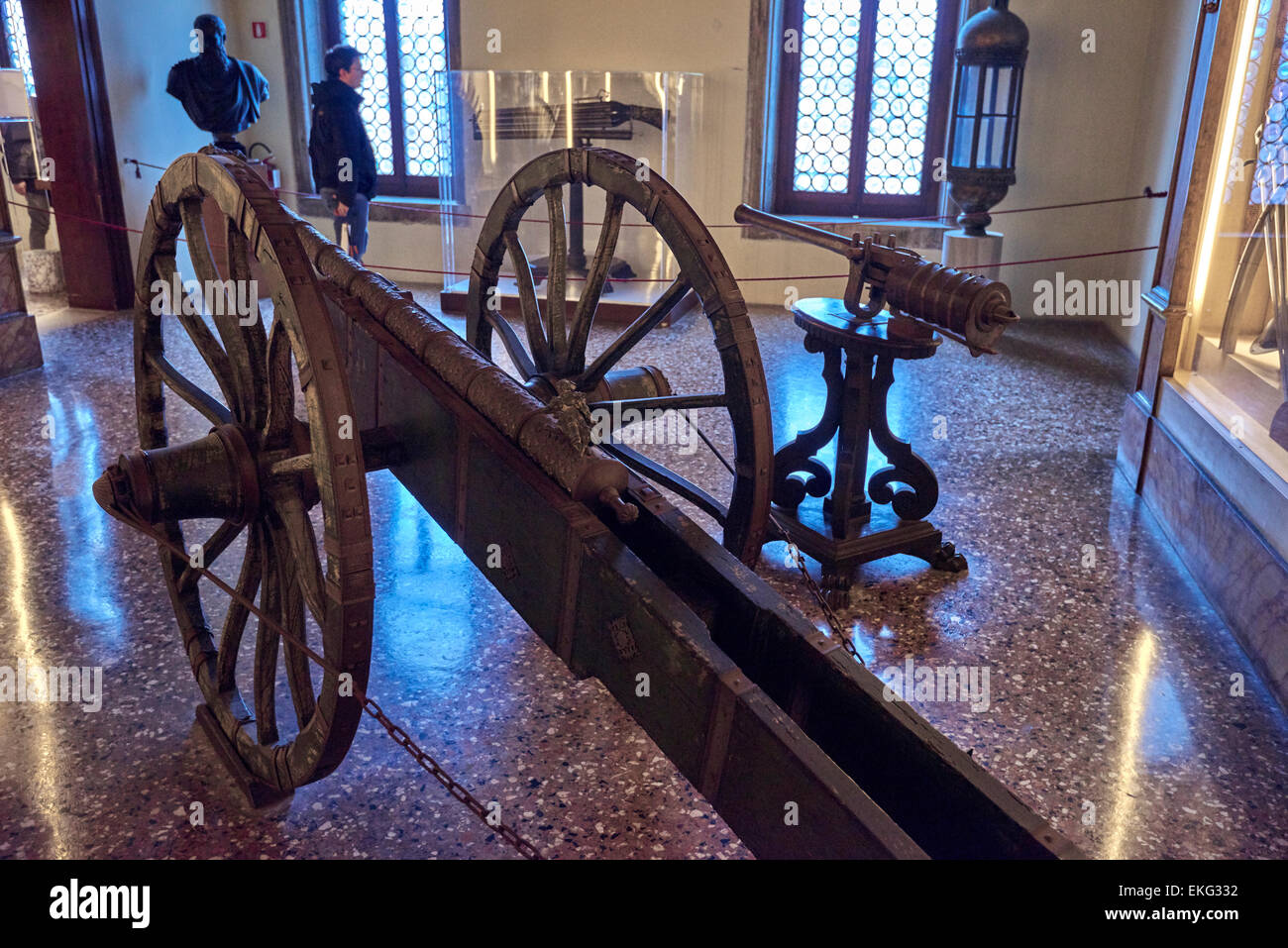 Il Palazzo Ducale è costruito in stile gotico veneziano, e uno dei principali punti di riferimento della città di Venezia del nord Italia. Foto Stock