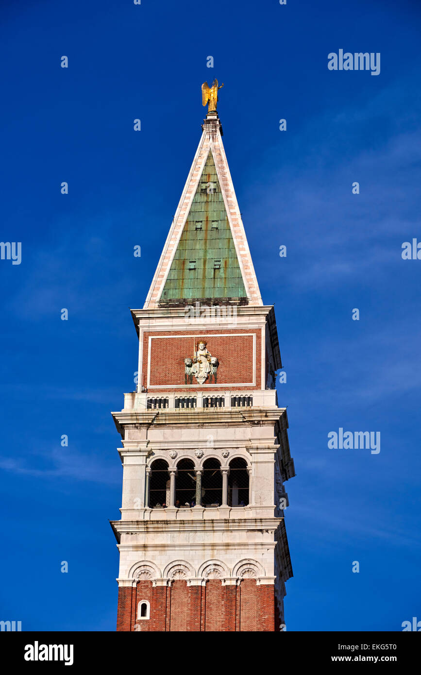 Piazza San Marco, spesso noto in inglese come la Piazza San Marco Venezia Italia Foto Stock