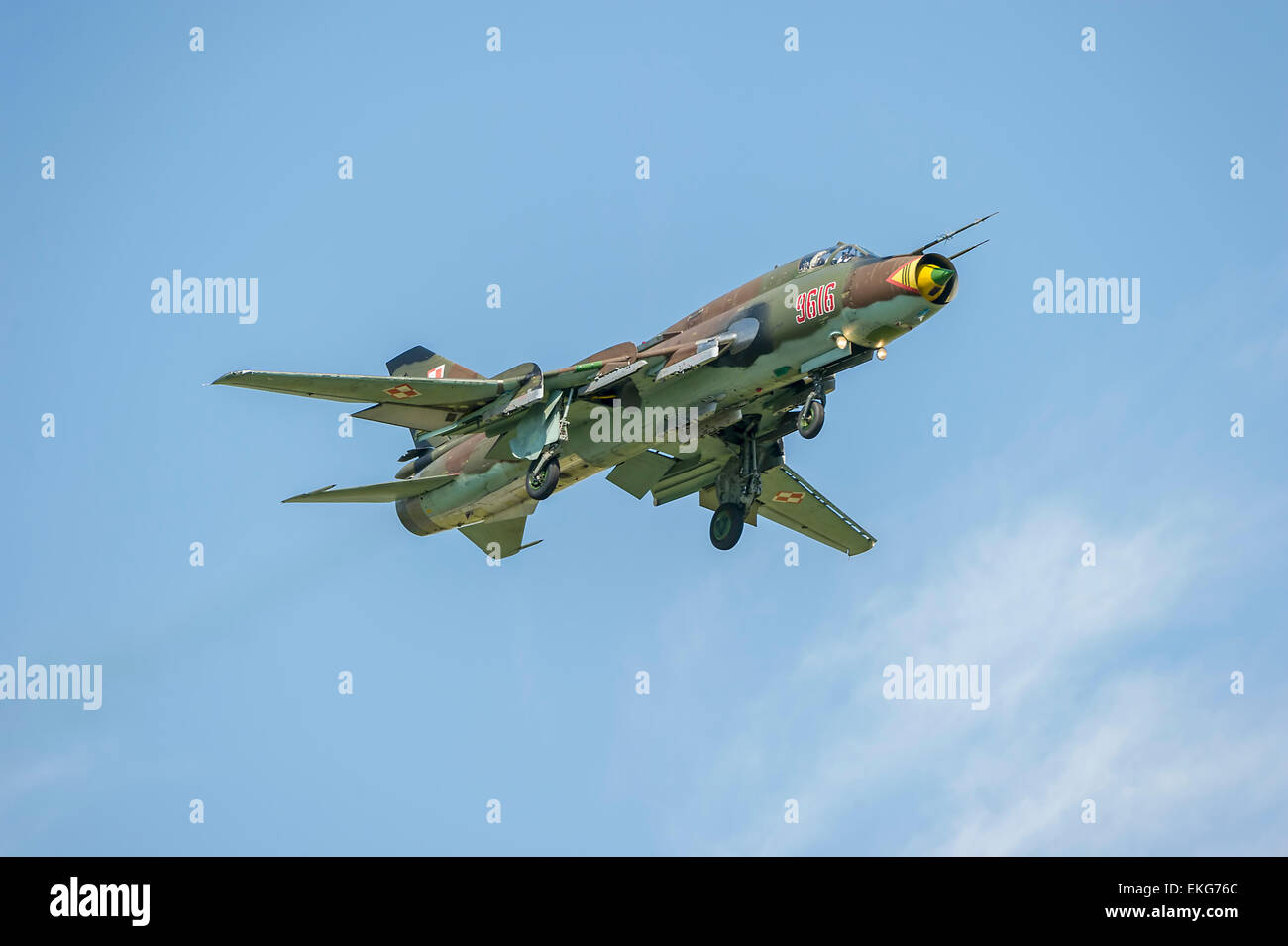 Polish Air Force SU22 montatore a RIAT 2014 Foto Stock